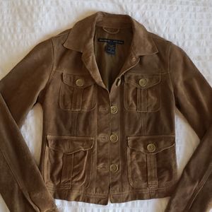 Abercrombie & Fitch Suede Leather Jacket